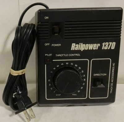 MRC Railpower 1370 Power Supply DC TESTED WORKS FINE GREAT FOR HO OR N SCALES