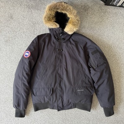 Canada Goose Chilliwack Bomber Daunenjacke Navy Herren Größe L Siehe Beschreibung