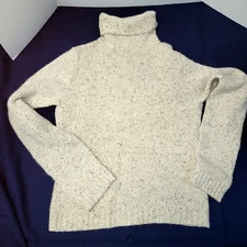 J.Crew Merino & Angora Wool Sweater Sm Turtleneck Women RN77388 Soft and Fuzzy