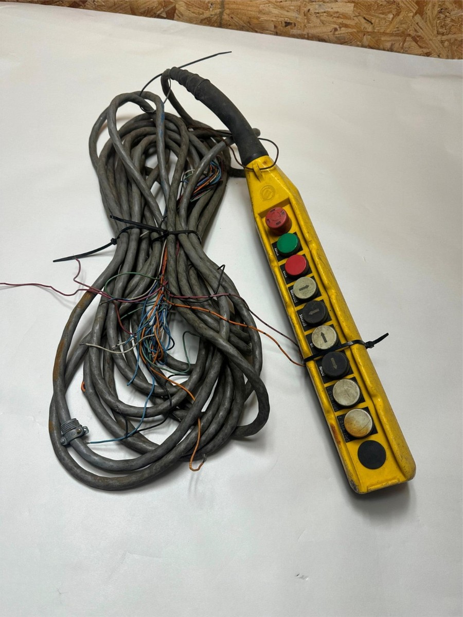 Giovenz 9-Button Push Button Pendant Station Crane Weld Controller