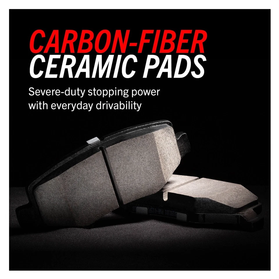 Pastilhas de freio dianteiras para caminhão e reboque Powerstop Z36 para 12-17 F-250 F-350 Super Duty - Imagem 3 de 4