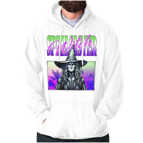 Spooky Halloween Monster Spellcaster Witch Hoodie Hooded Sweatshirt Men Women