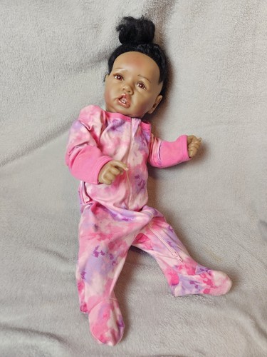 NPK 2004 Reborn Baby Doll African American Black Newborn Baby Girl 22" READ - Picture 7 of 7