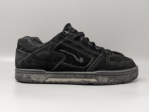 Vans Zapatos Mujer Lunada Zapatillas de Skateboarding Cuero Negro 55102 Talla 8 - Imagen 3 de 10