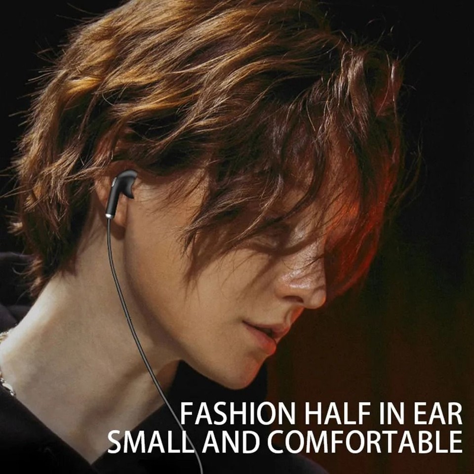 3.5mm Earphones Stereo InEar Microphone Portable Headphones For Mobile