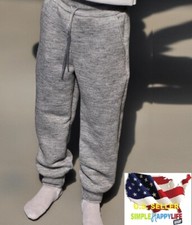 1/6 Cotton Sweat Grey PANTS For 12'' Male Figure Hot toys Phicen worldbox ❶USA❶