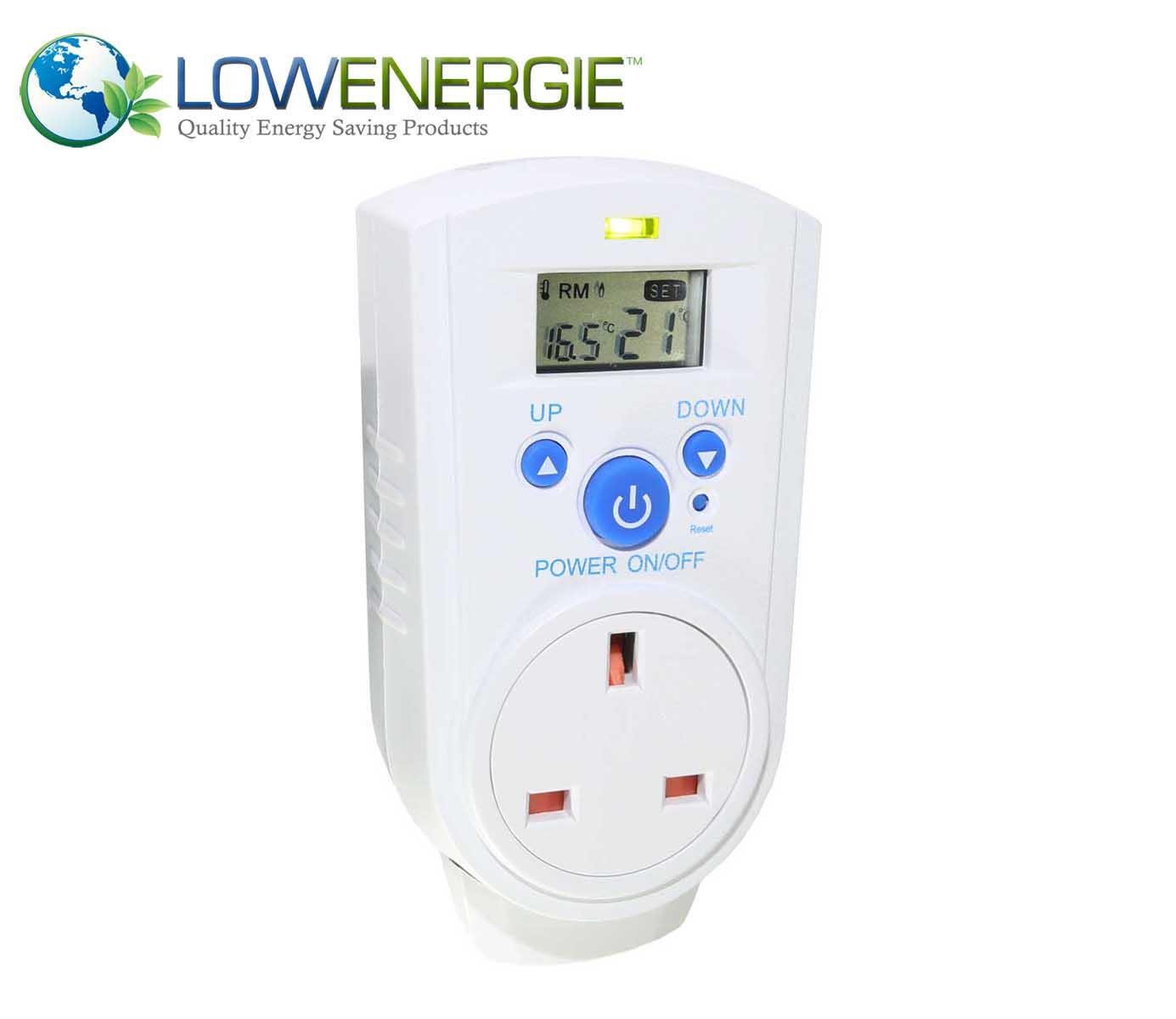 Plug In Thermostat Digital Temperature Control Greenhouse Heater Shed