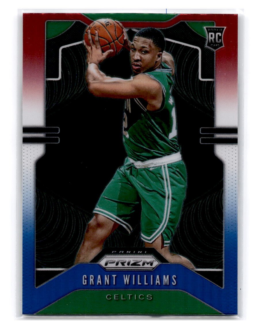2019-20 Panini Prizm #267 Grant Williams Red White Blue - Boston Celtics
