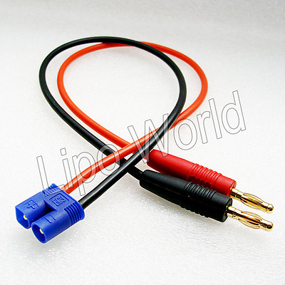 4mm Bananenstecker zu EC3 Stecker Ladekabel imax Adapter Modellbau LiPo Akku