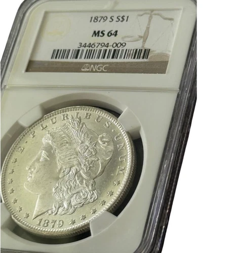 1879-S Morgan Silver Dollar MS64 NGC