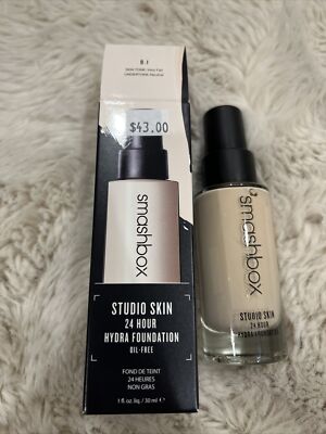 Smash box Studio Skin 24 Hour Hydra Foundation (0.1 Very Fair) (30ml)
