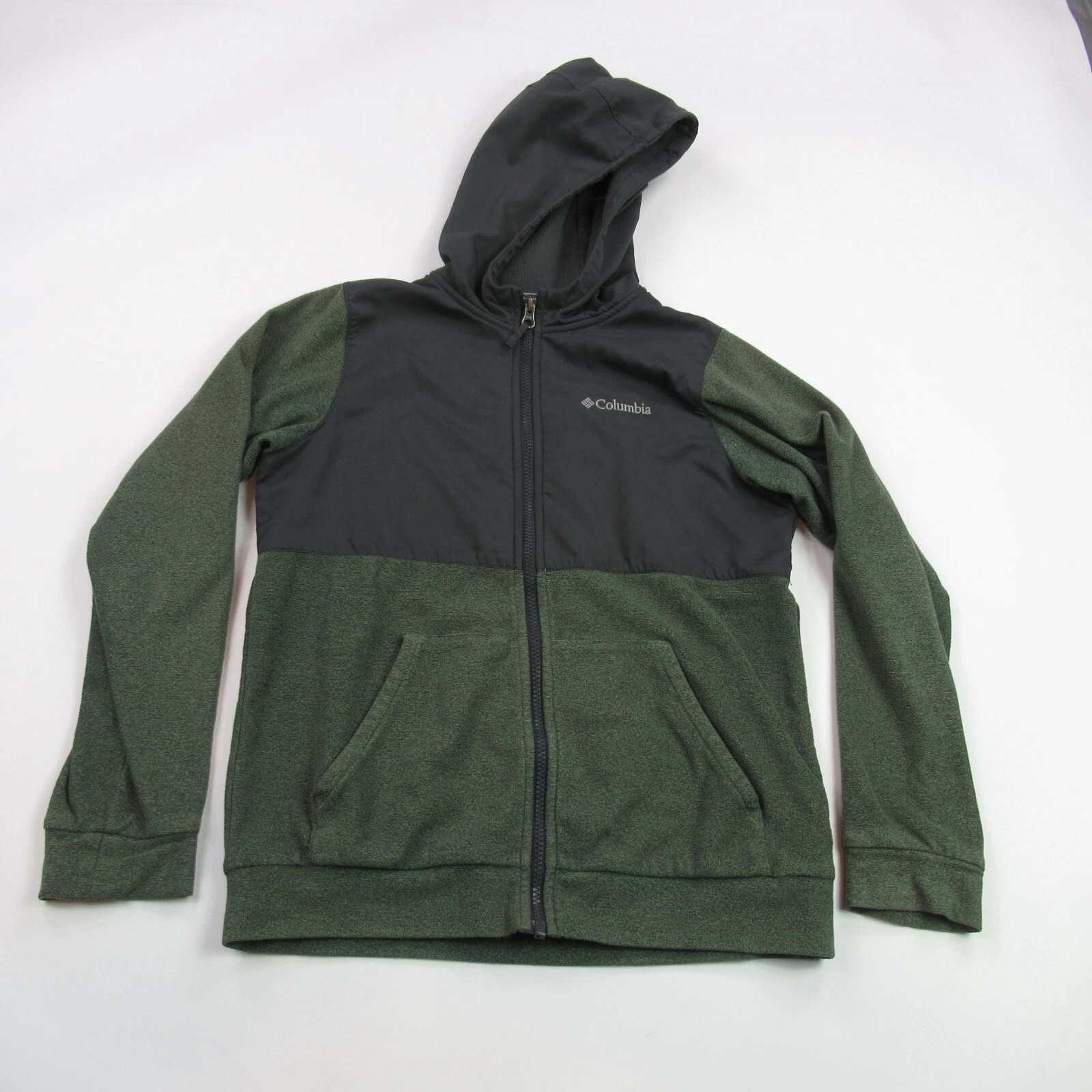 Columbia Jacket Girls Large 14-16 Long Sleeve Hood Pockets Lightweight Hooded