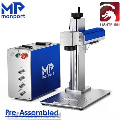 Monport GQ 30W 6''x 6'' Split Fiber Laser Marking Machine Laser Engraver Marker