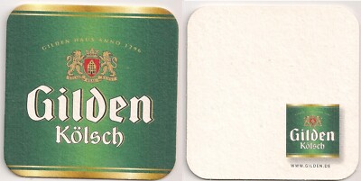 Gilden Kölsch - Bierdeckel ''Gilden Haus anno 1296 - gilden.de''