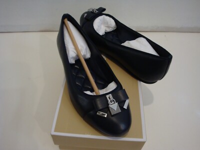 Michael Kors l Alice Ballet Dark Blue Admiral Flats Size