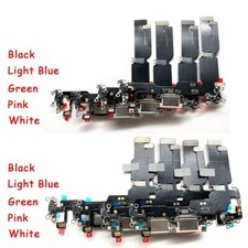 For iPhone 16 15 14 13 12 11 Pro Max Charging Port Dock Mic Flex Replacement