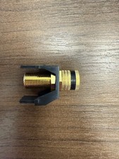 KEYSTONE BLACK SPEAKER WIRE BINDING POST INSERT with BLACK BAND
