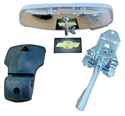 OER 8 Stainless Steel Rear View Mirror And Bracket 1968-1969 Firebird & Camaro