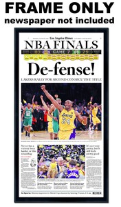 The Los Angeles Times Los Angeles Lakers Newspaper Frame 609792595536 Ebay