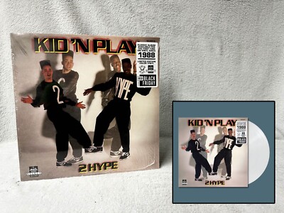 2 Hype (2022)   Kid 'N Play   NEW/SEALED White Colored Vinyl LP Record