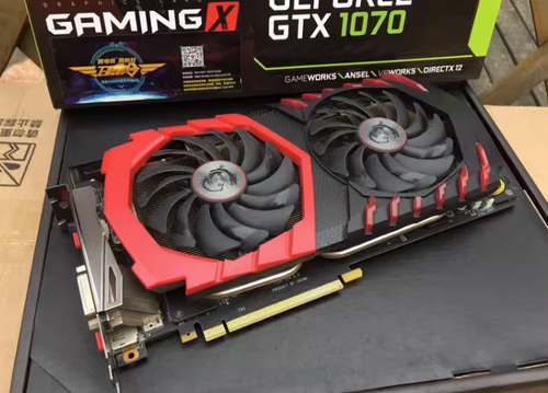 MSI NVIDIA Geforce GTX 1070 Gaming X 8GB GDDR5 Graphics Card - Picture 1 of 5