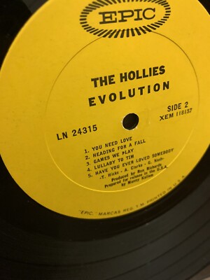 The Hollies - Evolution (1967) 1st Press MONO Epic – LN 24315 US