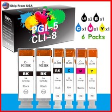 6PK PGI5 CLI8 Ink Cartridge PGI-5 CLI-8 for IP4500 Printer
