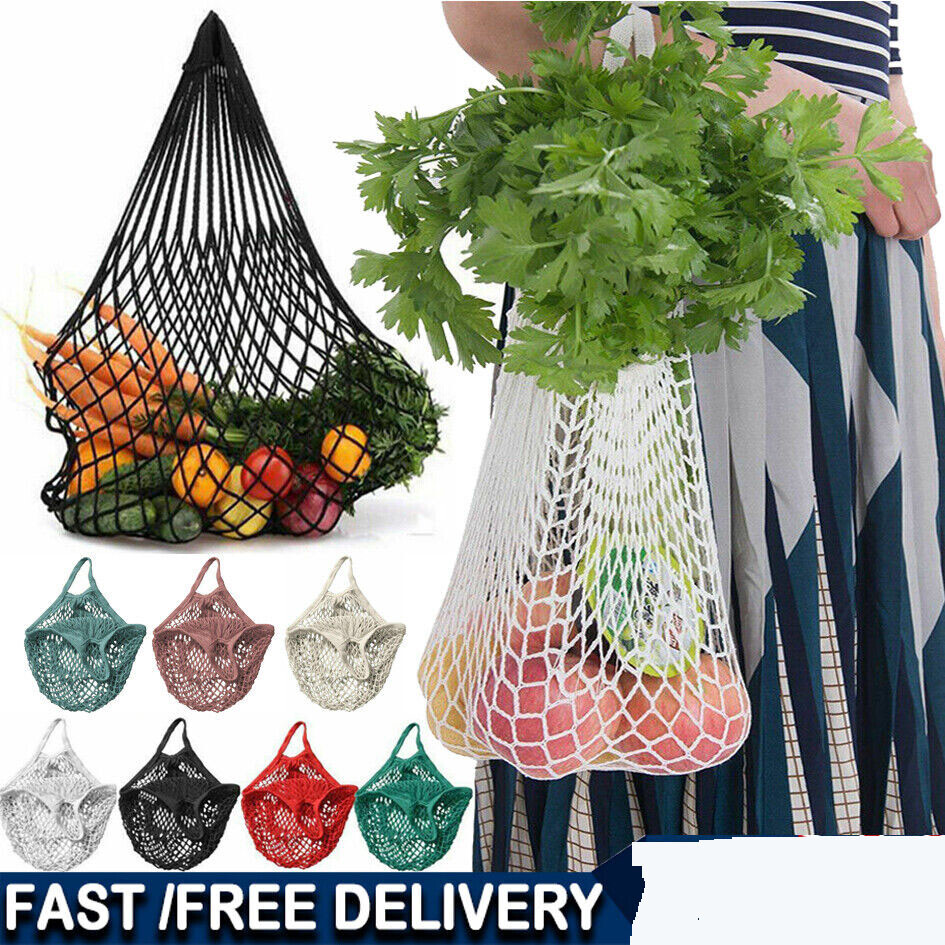 Borsa Riutilizzabile In Rete - Shopping Bag A Stringa Per Frutta E Spesa