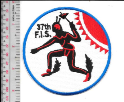 US Air Force USAF 37th Fighter-Interceptor Squadron FIS 1950s Patch  NO TARIFF