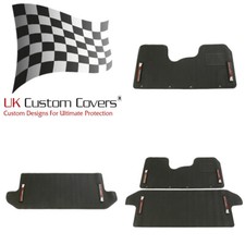 Renault Trafic Rubber Floor Mats (2014 Onwards) Black