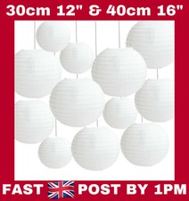 10PACK BALL LANTERN WHITE PAPER LAMPSHADE CEILING LIGHT PENDANT LAMP SHADE DECOR