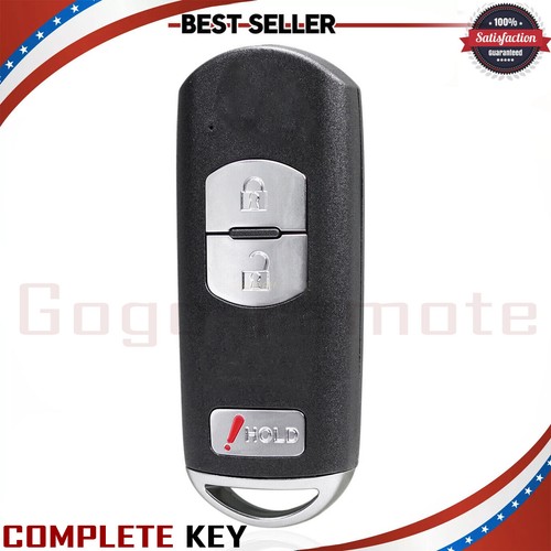 Mazda 3 Smart Key Fob Proximity Remote – 2010-2013 – FCC WAZX1T768SKE11A03 – Uncut Blade