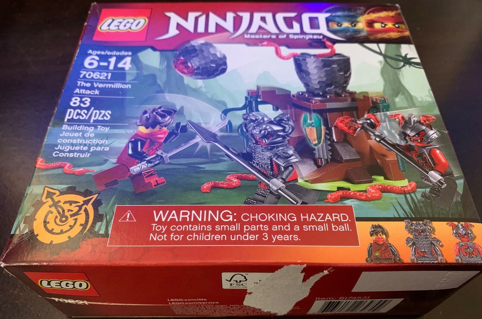 lego ninjago vermillion attack
