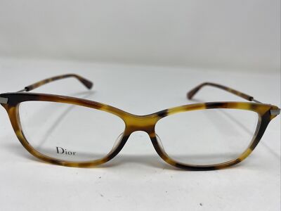 CHRISTIAN DIOR EYEGLASSES DIORESSENCE 8 55-13-145 TORTOISE FULL RIM W911