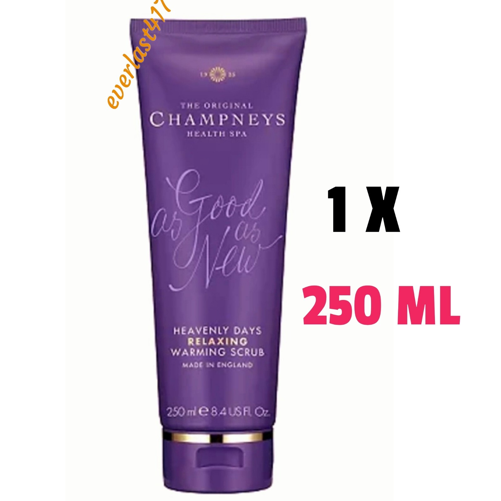 Champneys Spa Heavenly Days Relaxing Warming Body Scrub 250ml smooths skin