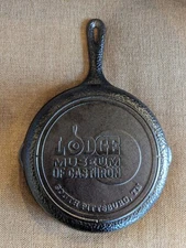 Lodge Museum Of Cast-Iron Hammered Commemorative Skillet 9"