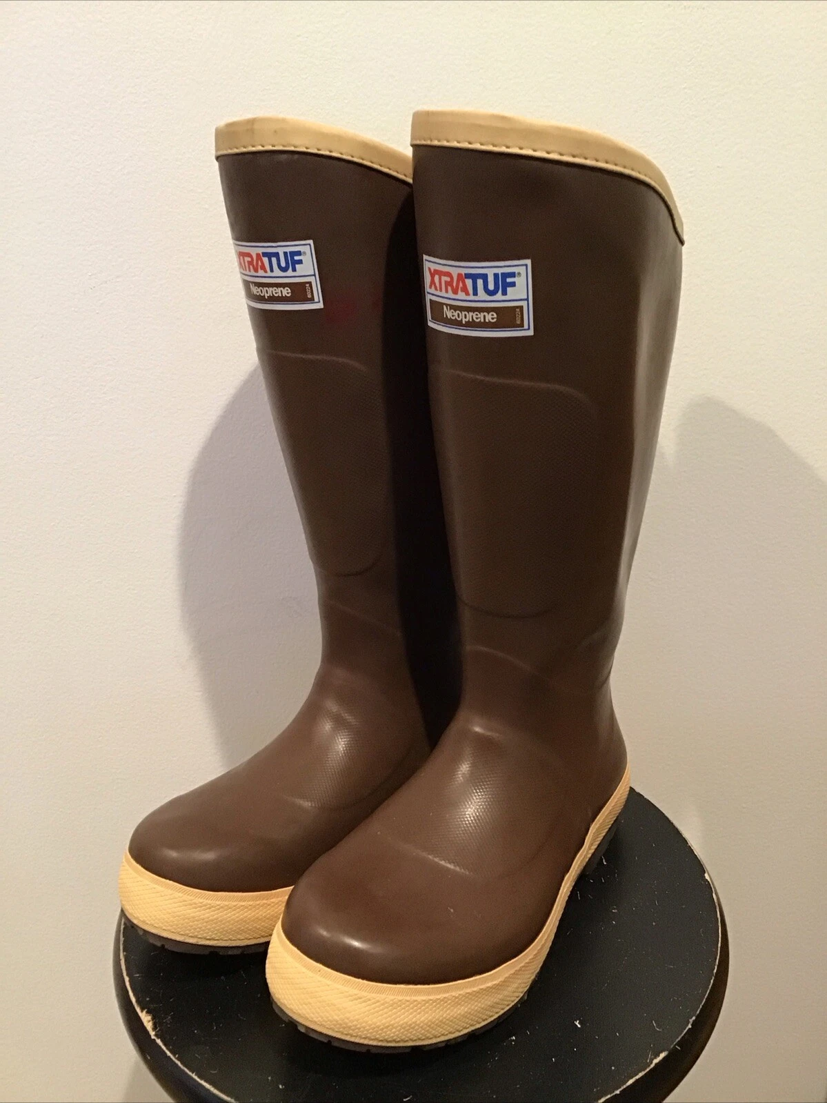 Xtratuf 0619 15" Neoprene Insulated Fishing Boat Deck Wharf Boots sz 7 new