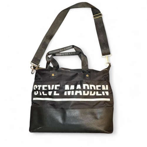 Steve-madden Women's Black and Grey Bag - 第 1/7 張圖片