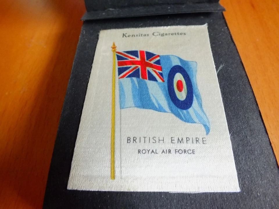 31 Old Kensitas Cigarette Silks British Empire Flags In Cambrian Album - Image 4 of 4
