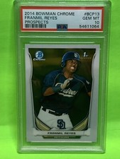 2014 Bowman Chrome Prospects #BCP13 Franmil Reyes PSA 10 RC Cleveland Indians
