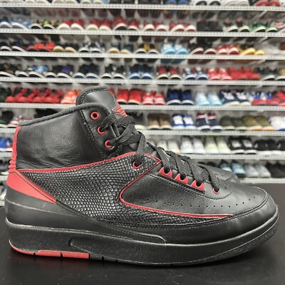 Jordan Air Jordan 2 ブラック/レッド Air Jordan 2 Retro BRED Mens 9.5 | eBay