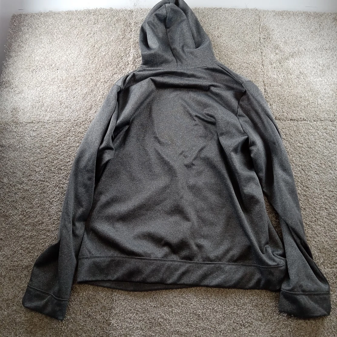 VETEMENTS Felpa con cappuccio Dallas Cowboys uomo XL grigio Heather Spellout pile NFL abbigliamento squadra