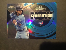 2022 Topps Chrome Update Bo Bichette Now Generation Insert Toronto Blue Jays