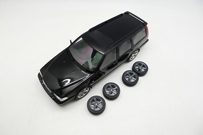 1 /18 Volvo V70 R Black Color Resin Model car By DNA Collectibles