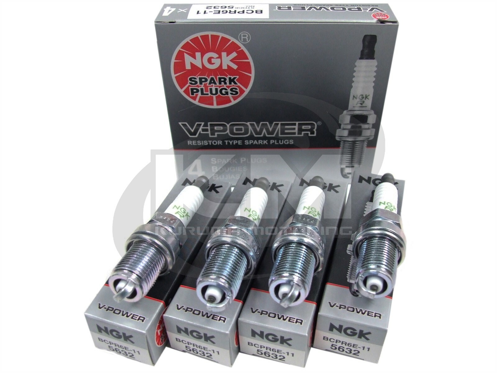 SET OF 4 NGK 5632/BCPR6E-11 V-POWER PREMIUM COPPER SPARK PLUGS