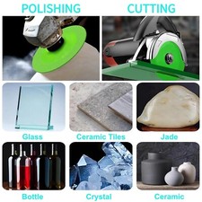 Glass Cutting Disc for Angle Grinder, 4" Ceramic Tile Cutter Blade, Ultra- 5 Pcs