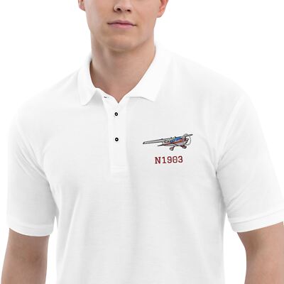 Flyboy Toys Custom Embroidered Men's Premium Polo AIR35JJ172-R6 - Add your N#