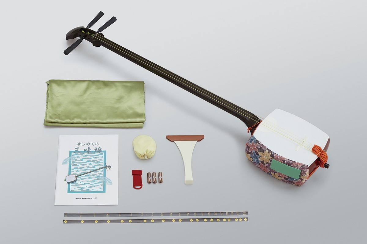 【美品】SUZUKI かえで　MS-8 Suzuki Kaede MS-8 Shamisen Set Hosozao Standard Japanese