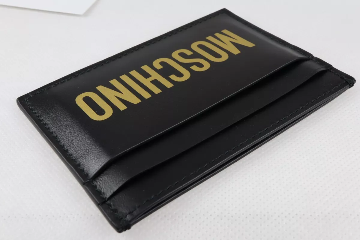 Logo-Print Leather Cardholder