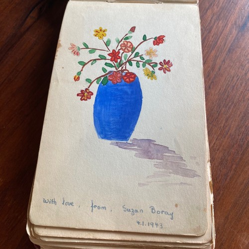 Vintage Autograph Book, C. 1940's Miss Judy Wolfe Full Inscribed And Letters - Picture 17 of 20